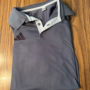 Adidas Men's Gray Polo Shirt
